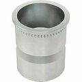 Bsc Preferred Metric Low-Profile Rivet Nut Tin-Zinc-Plated Steel M5 x .8 Internal Thread 9mm Long, 25PK 91230A603